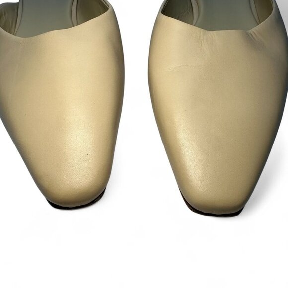 VINCE Women's Pointed Toe Ana Leather Flat Mule - Size 6.5, Beige NWOB - Picture 10 of 13